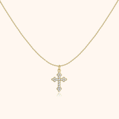Elegant Cross Pendant Necklace - Pexav