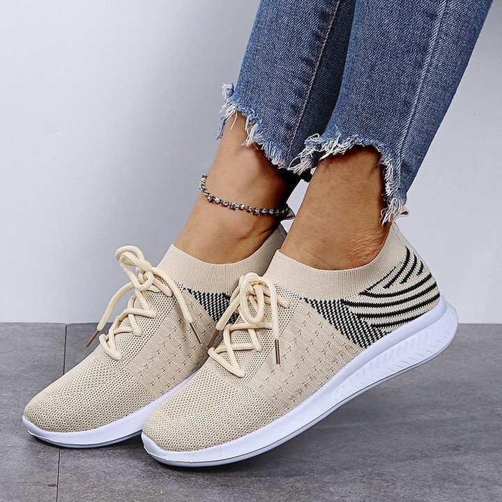 Comfortable Supportive Women's Sneakers - Lyra - Pexav