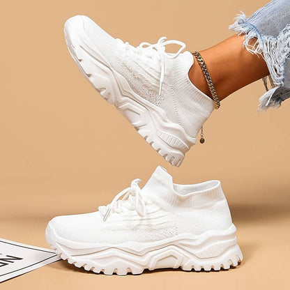 Stylish Orthopaedic Women's Sneakers - Elena-White-3.0-Nora Luxe