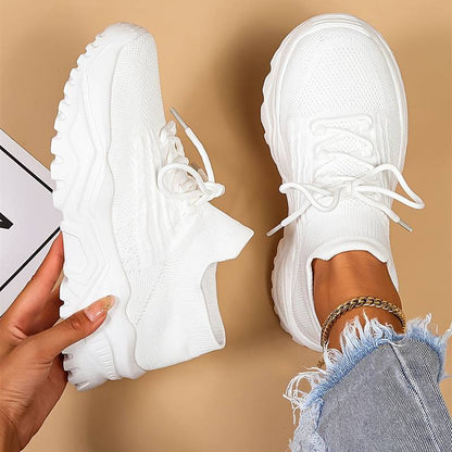 Stylish Orthopaedic Women's Sneakers - Elena-White-3.0-Nora Luxe