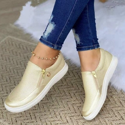 Stylish Orthopedic Women's Shoes - Elara-Gold-3.5-Nora Luxe