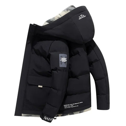 Warm Insulated Mens Parka Jacket - Pexav