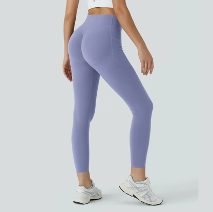 Stylish Push-Up Legging – Mila | Instantly lifting effect-S-Purple-Nora Luxe