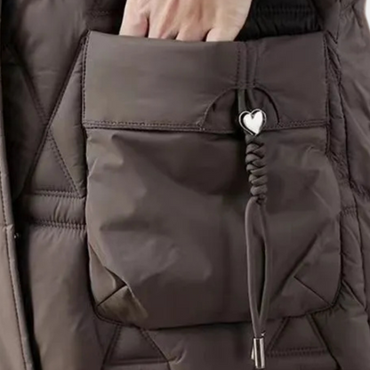 Stylish Quilted Ladies Jacket - Romy-Black-XS-Nora Luxe