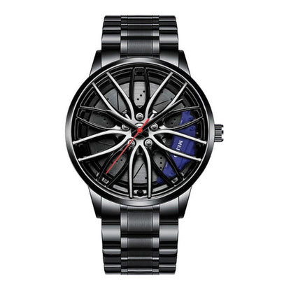 Stylish Race Car Men's Watch - RaceVision-Blue-Style 1-Nora Luxe