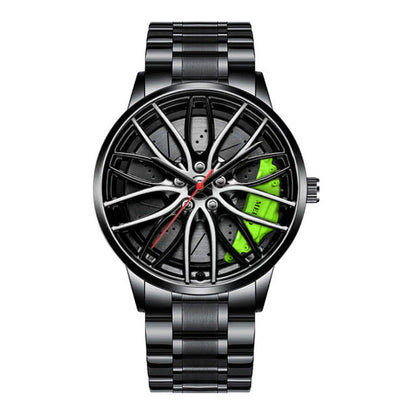 Stylish Race Car Men's Watch - RaceVision-Green-Style 1-Nora Luxe