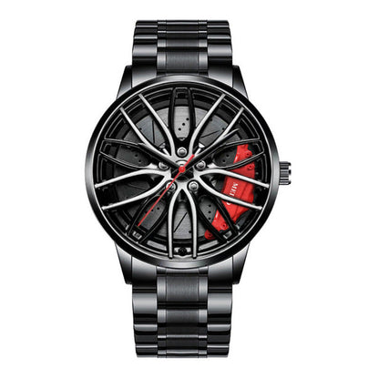 Stylish Race Car Men's Watch - RaceVision-Red-Style 1-Nora Luxe