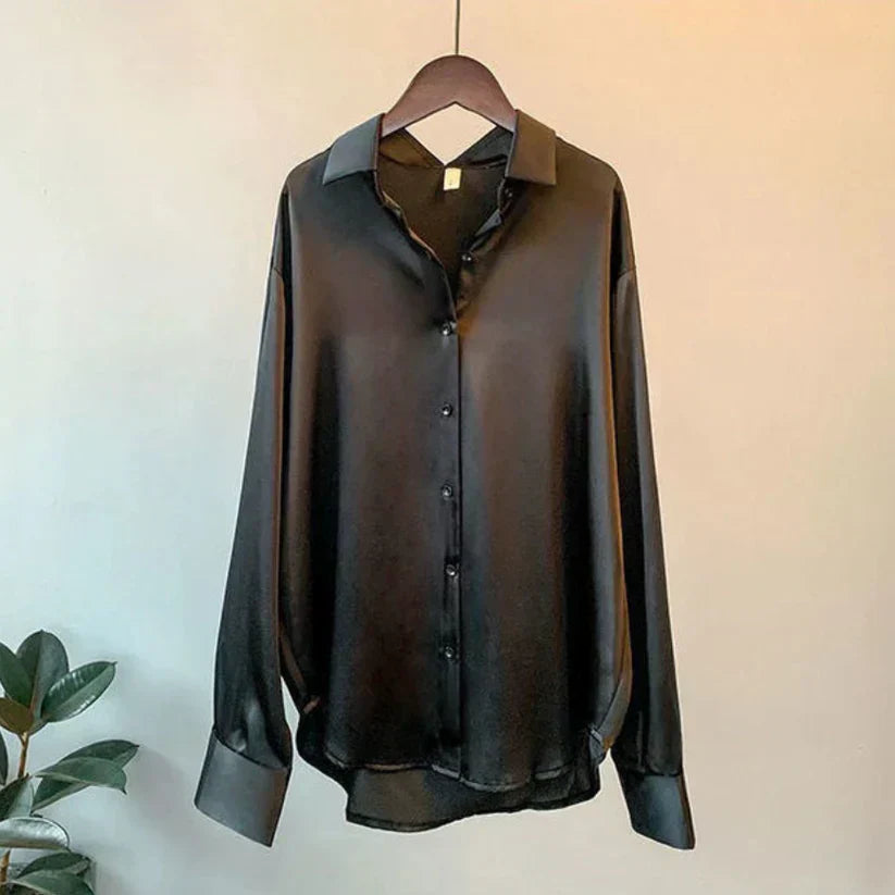 Elegant Silk Ladies Blouse Elina - Pexav