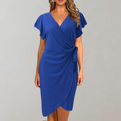 Stylish Summer Dress – Solène-Blue-S-State of Style