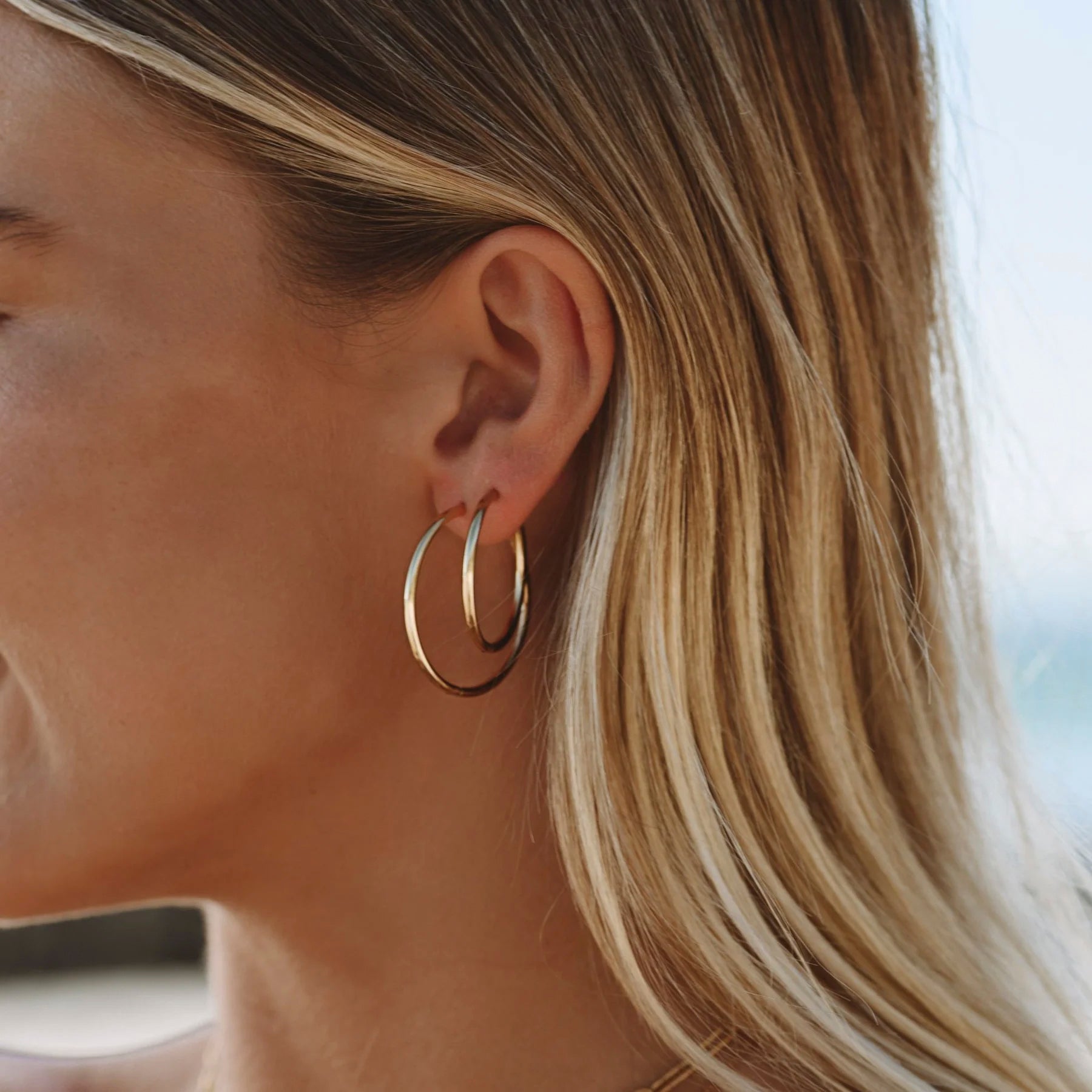 Delicate Silver Huggie Earrings - Pexav