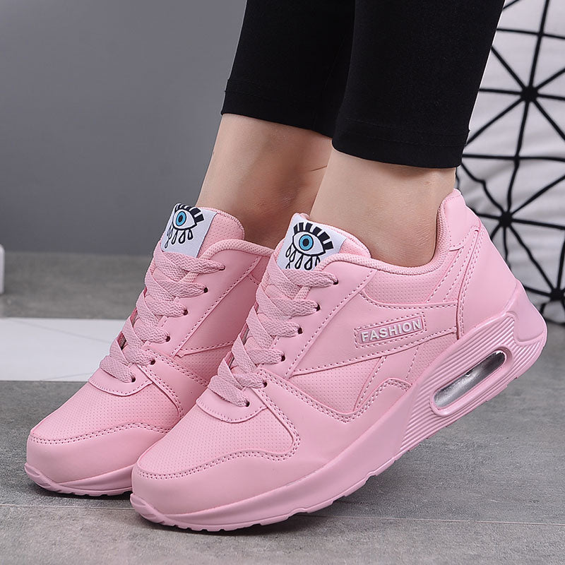 Stylish Vegan Leather Women's Sneakers - Valencia-Pink-3.0-Nora Luxe