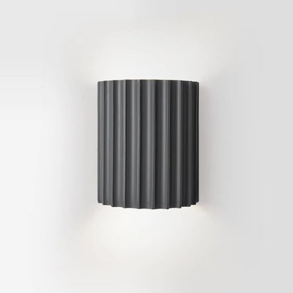 Stylish wall lamps made of synthetic resin - LumiResin-Gray-Warm white-Nora Luxe
