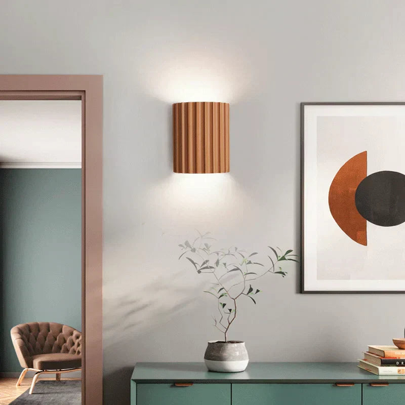 Modern Synthetic Wall Light LumiResin - Pexav