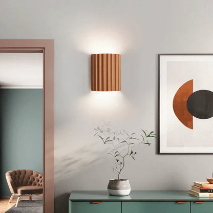Modern Synthetic Wall Light LumiResin - Pexav