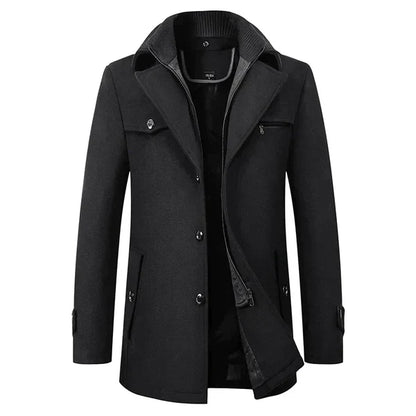 Stylish Waterproof Winter Jacket - Dario-Black-S-The Livary