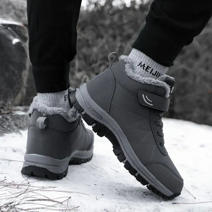 Stylish Waterproof Winter Sneakers - Avery-Black-3.0-Nora Luxe