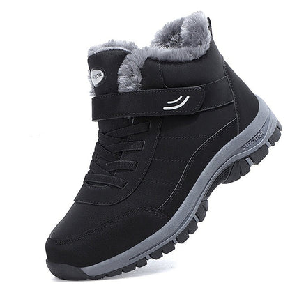 Stylish Waterproof Winter Sneakers - Avery-Black-3.0-Nora Luxe
