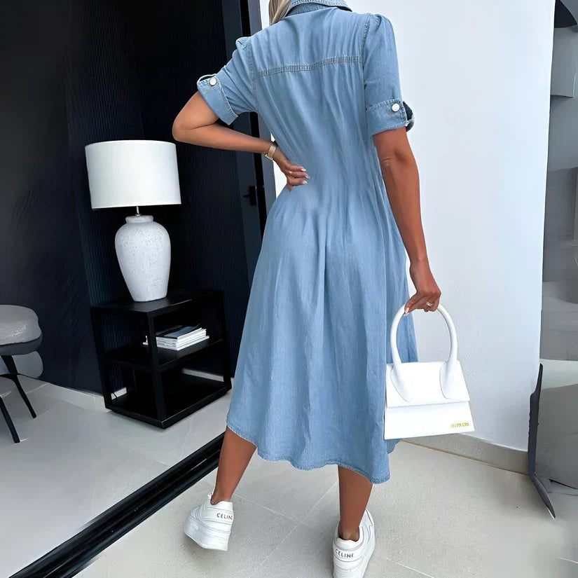 Image of Sue | Women's Button-Down Midi Dress