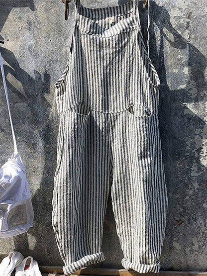 Warm Weather Ladies Loose Fit Overalls - Olytrend