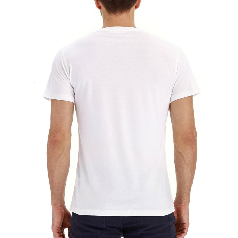Summer Cotton Men's T-shirt – Finn-Dark blue-S-State of Style