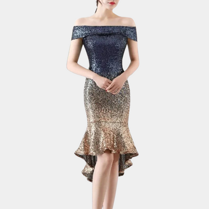 Sparkly Women's Party Dress Celeste - Pexav
