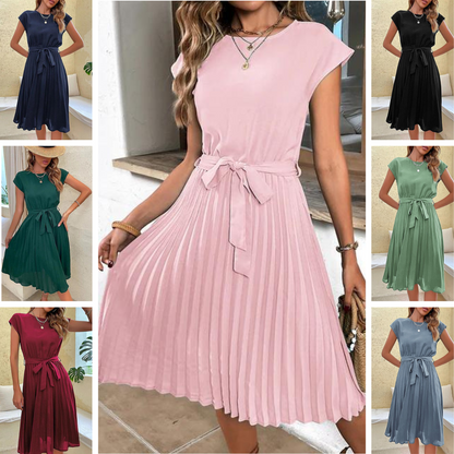 Cute Short Sleeve Sundress for Women - Pexav