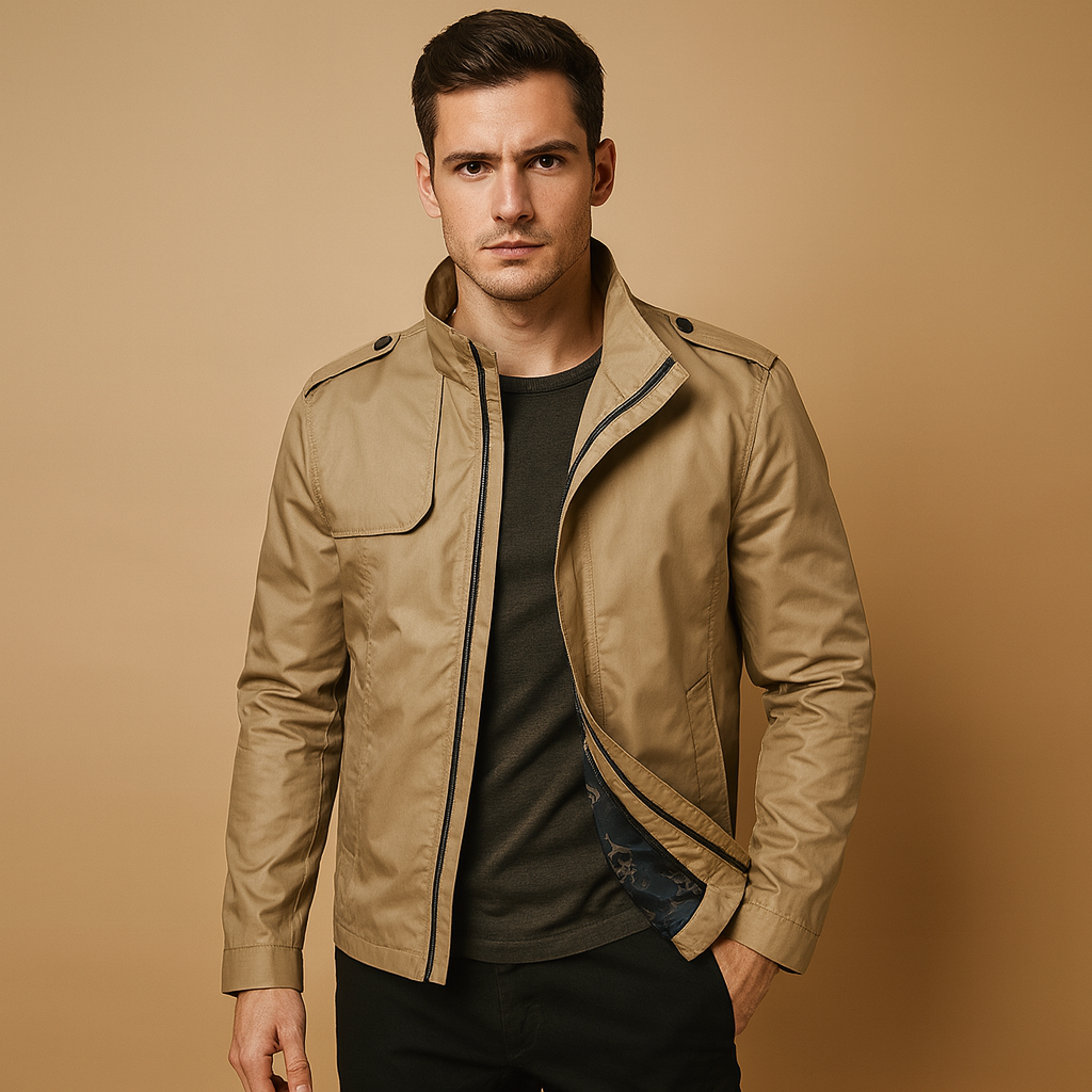 Casual Men's Lightweight Collar Jacket - Nocini