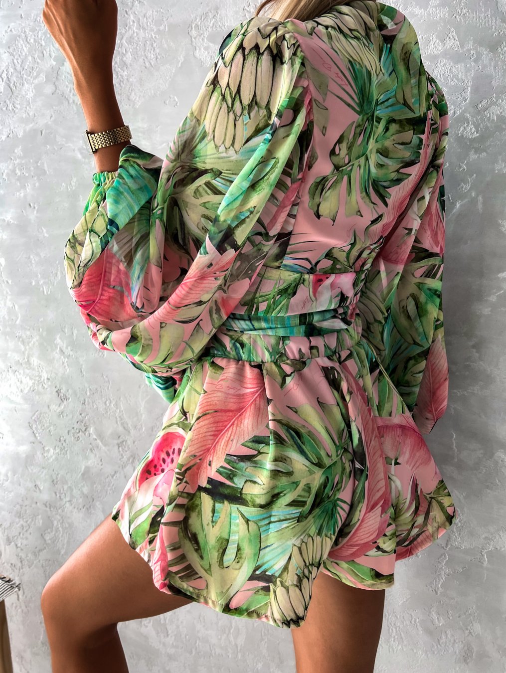 Summer jumpsuit - Luna-Green-XS-Nora Luxe