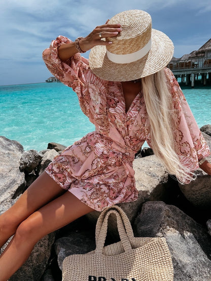 Summer jumpsuit - Luna-Pink-XS-Nora Luxe
