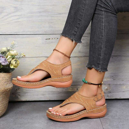 Summer Ladies Sandals - SunStyle-2.5-Beige-Nora Luxe