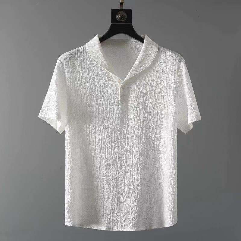 Summer Linen Set for Men - Arion-White-S-Nora Luxe