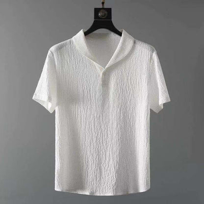 Summer Linen Set for Men - Arion-White-S-Nora Luxe