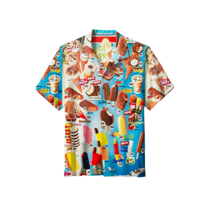 Fun Graphic Print Casual Mens Shirt - Pexav