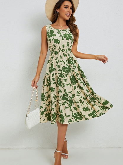 Cute Floral Print Sundress for Women - Pexav