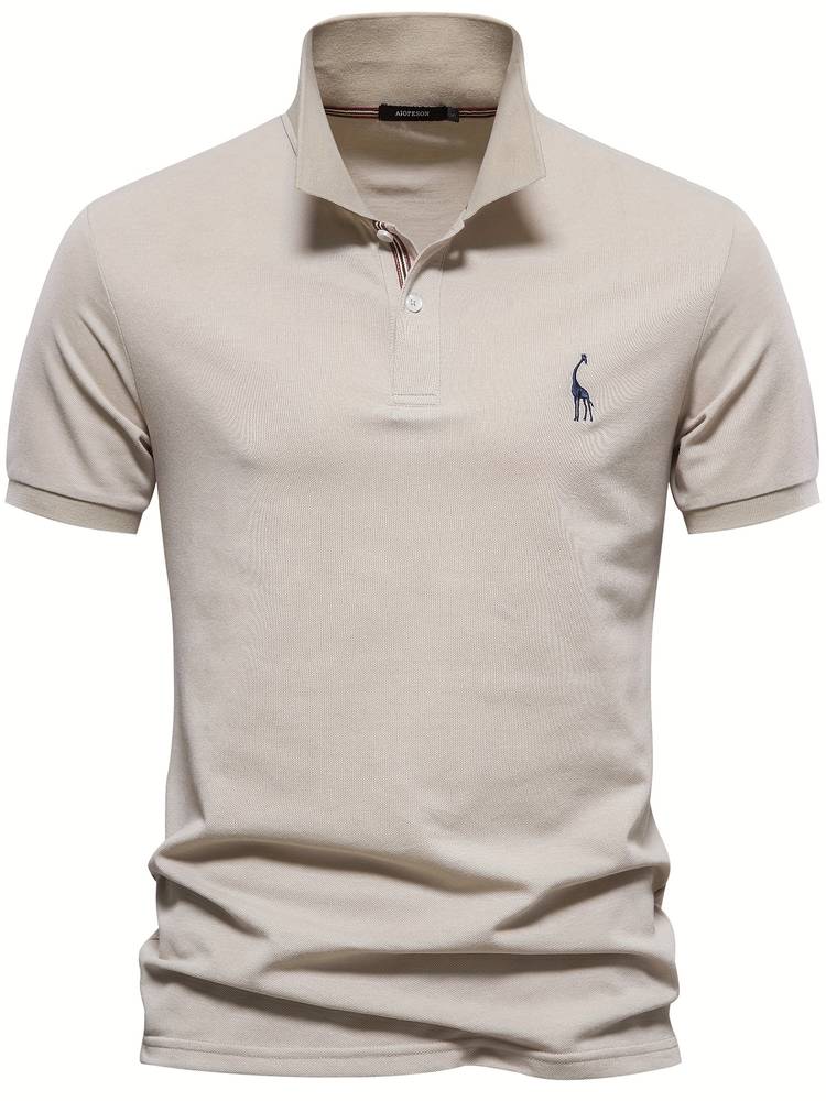 Summer Polo Shirt Men | Breathable & Comfortable – Joris (1+1 FREE)-Beige-S-Nora Luxe