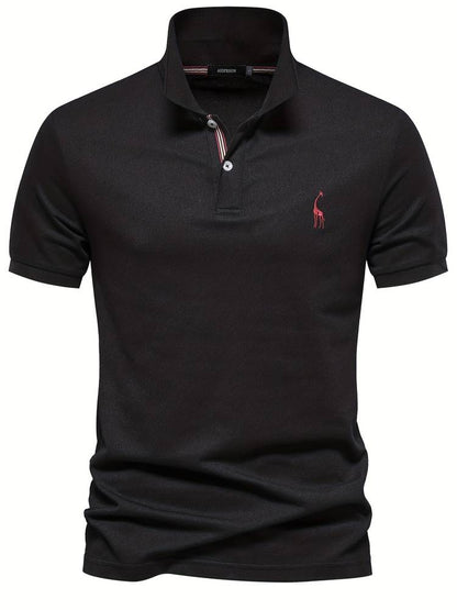 Summer Polo Shirt Men | Breathable & Comfortable – Joris (1+1 FREE)-Black-S-Nora Luxe