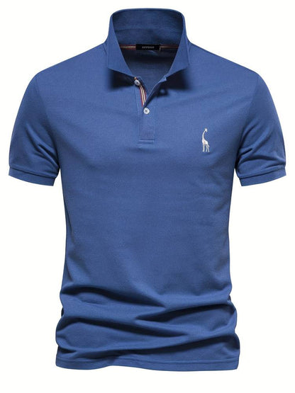 Summer Polo Shirt Men | Breathable & Comfortable – Joris (1+1 FREE)-Blue-S-Nora Luxe
