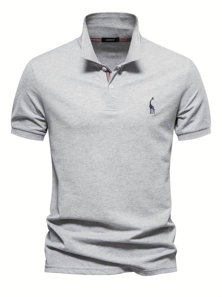 Summer Polo Shirt Men | Breathable & Comfortable – Joris (1+1 FREE)-Gray-S-Nora Luxe