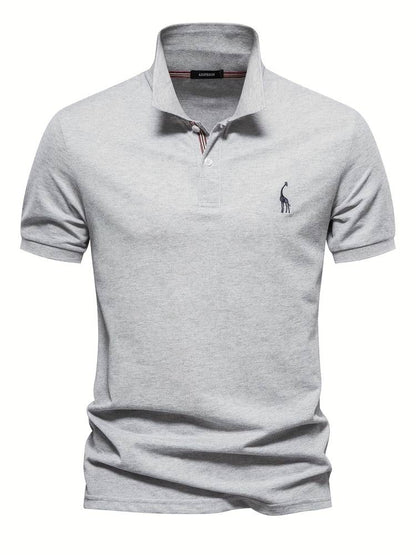 Summer Polo Shirt Men | Breathable & Comfortable – Joris (1+1 FREE)-Gray-S-Nora Luxe