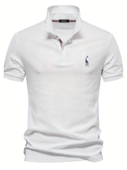 Summer Polo Shirt Men | Breathable & Comfortable – Joris (1+1 FREE)-White-S-Nora Luxe
