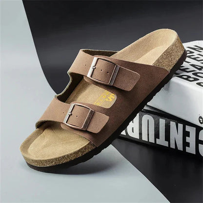 Summer sandals for Men - Solaro-Brown-7-The Livary