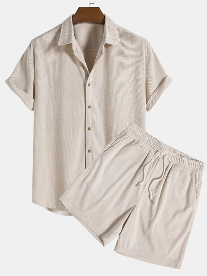 Lightweight Polyester Summer Outfit Set - Pexav