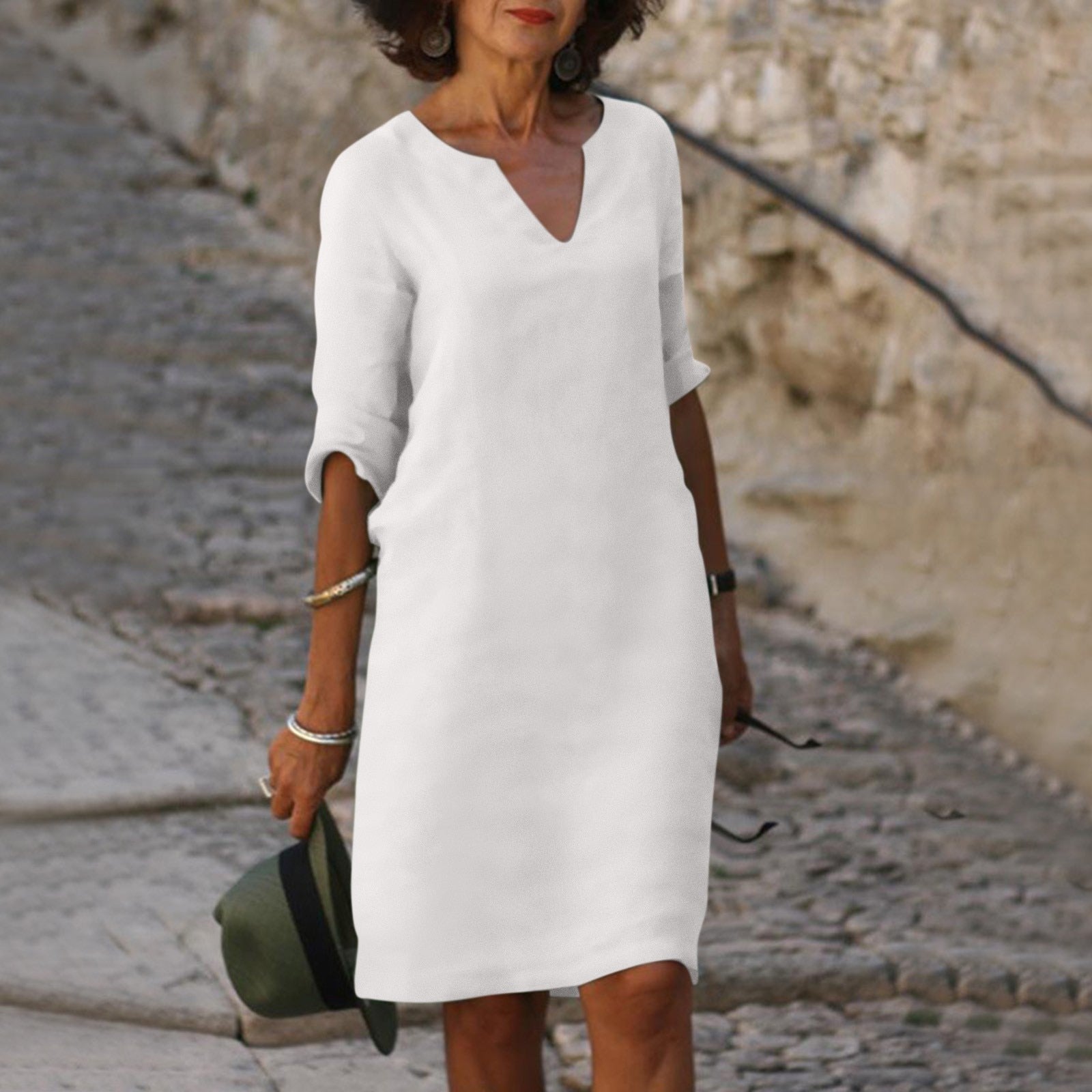 Summer Stylish Dress - Luna-White-S-Nora Luxe