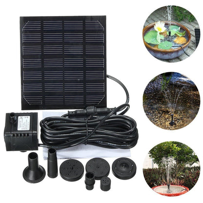 Solar Powered Water Fountain for Pond - Pexav