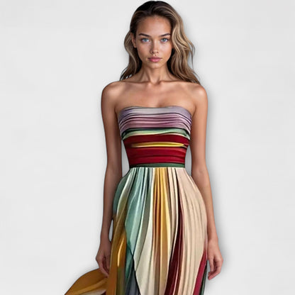 Elegant Party Gown Made from Luxury Materials