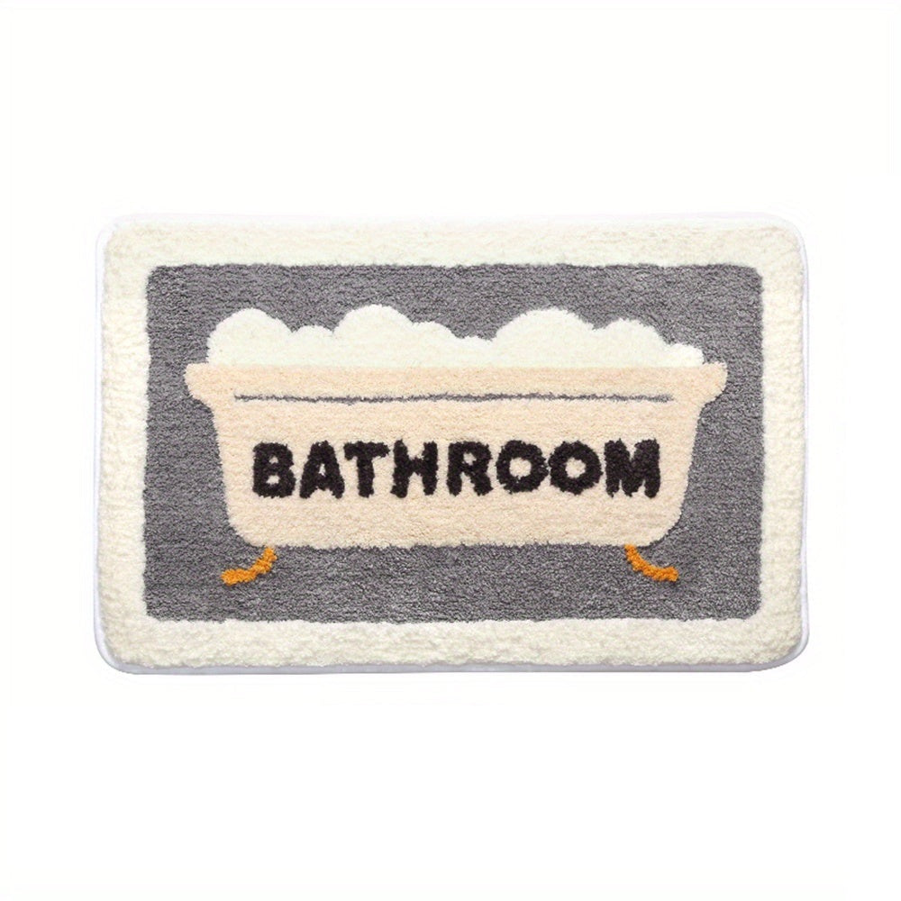 Super Absorbent Anti-Slip Mat for Bathroom and Toilet - Milo-Bath-15.75 x 23.62 inches-Nora Luxe