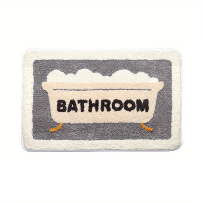 Super Absorbent Anti-Slip Mat for Bathroom and Toilet - Milo-Bath-15.75 x 23.62 inches-Nora Luxe