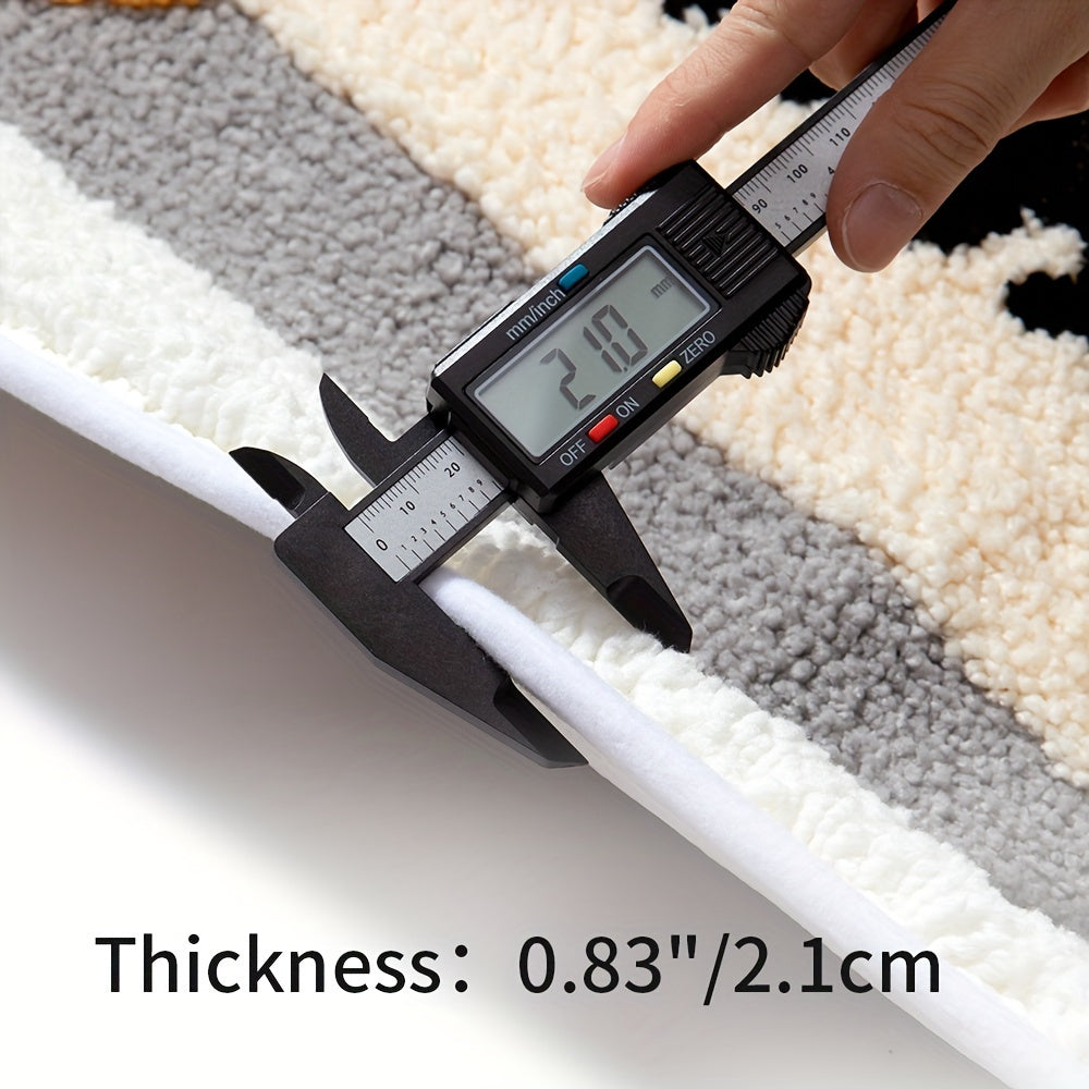 Super Absorbent Anti-Slip Mat for Bathroom and Toilet - Milo-Bath-15.75 x 23.62 inches-Nora Luxe