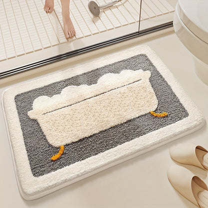 Non-Slip Bathroom Floor Mat with Extra Grip - Pexav