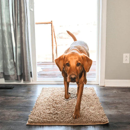 Super Absorbent Dog Mat – PawMat-Beige-15.8×23.6in-Nora Luxe